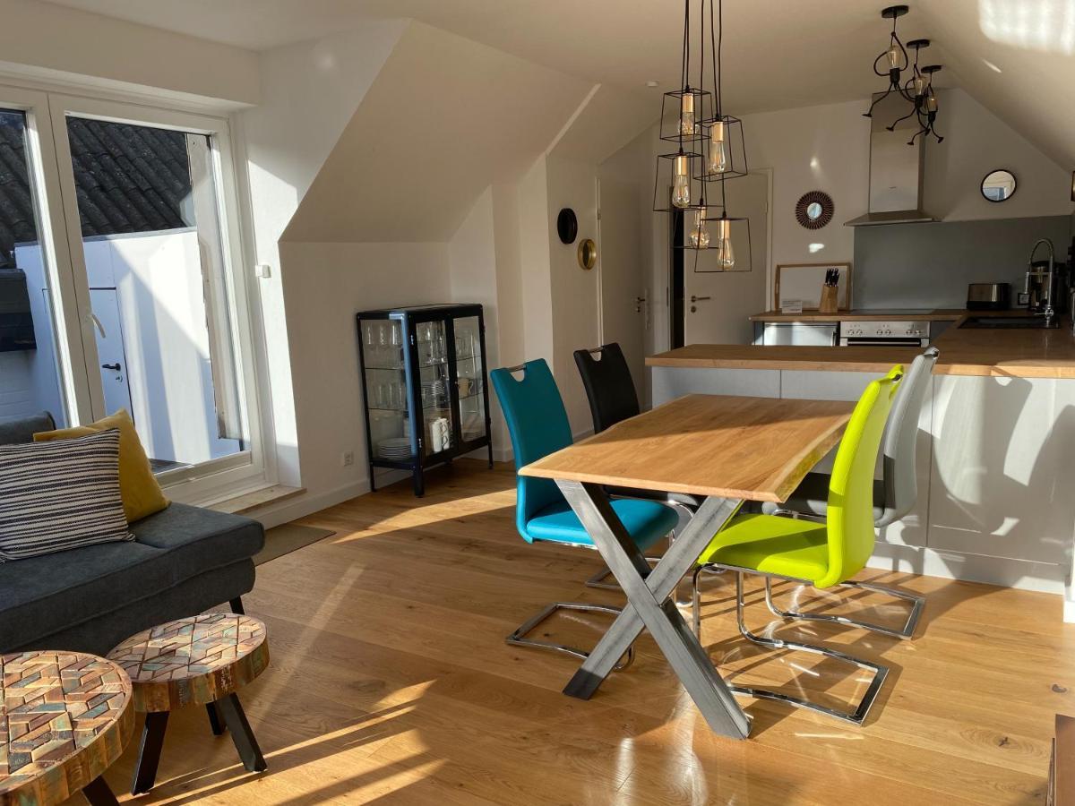 Beach House II - Penthousewohnung In Bestlage Mit Sonniger Dachterrasse Und Top Meerblick Harrislee Dış mekan fotoğraf