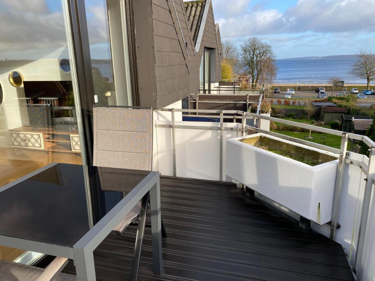Beach House II - Penthousewohnung In Bestlage Mit Sonniger Dachterrasse Und Top Meerblick Harrislee Dış mekan fotoğraf