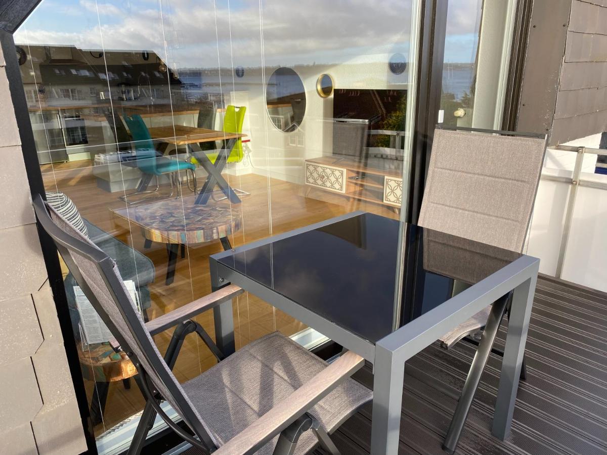 Beach House II - Penthousewohnung In Bestlage Mit Sonniger Dachterrasse Und Top Meerblick Harrislee Dış mekan fotoğraf