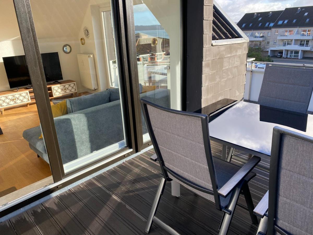 Beach House II - Penthousewohnung In Bestlage Mit Sonniger Dachterrasse Und Top Meerblick Harrislee Dış mekan fotoğraf