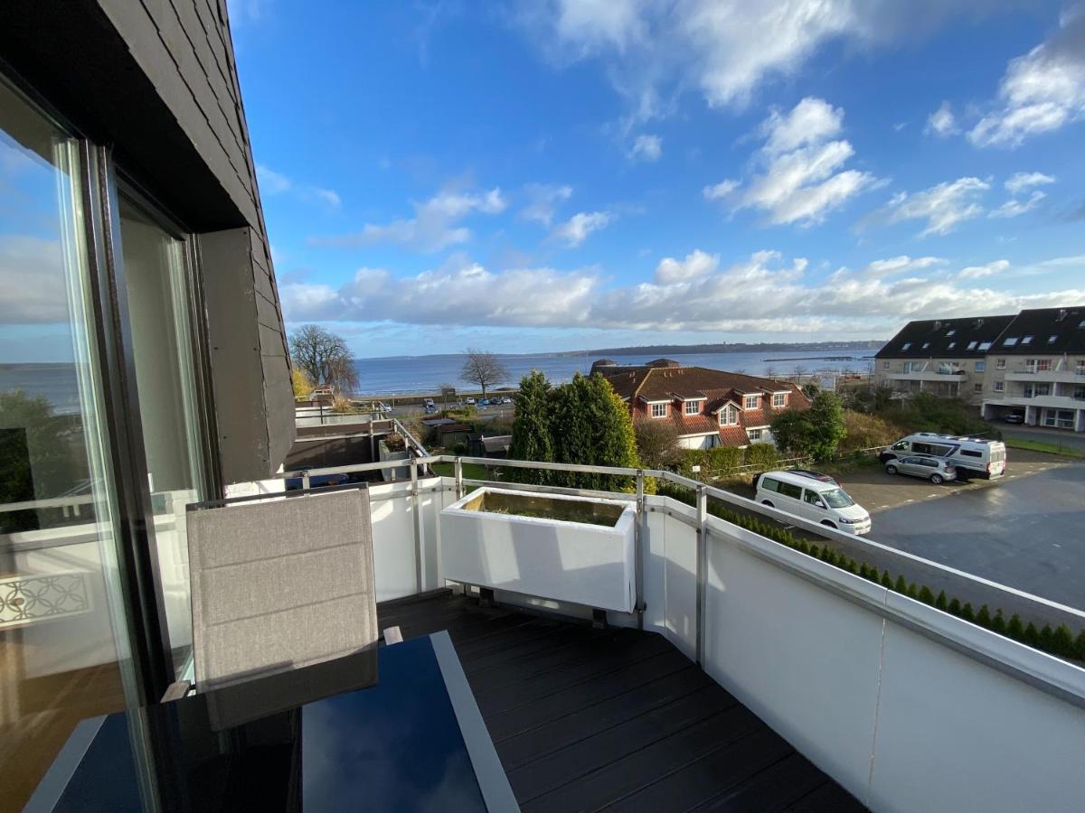 Beach House II - Penthousewohnung In Bestlage Mit Sonniger Dachterrasse Und Top Meerblick Harrislee Dış mekan fotoğraf