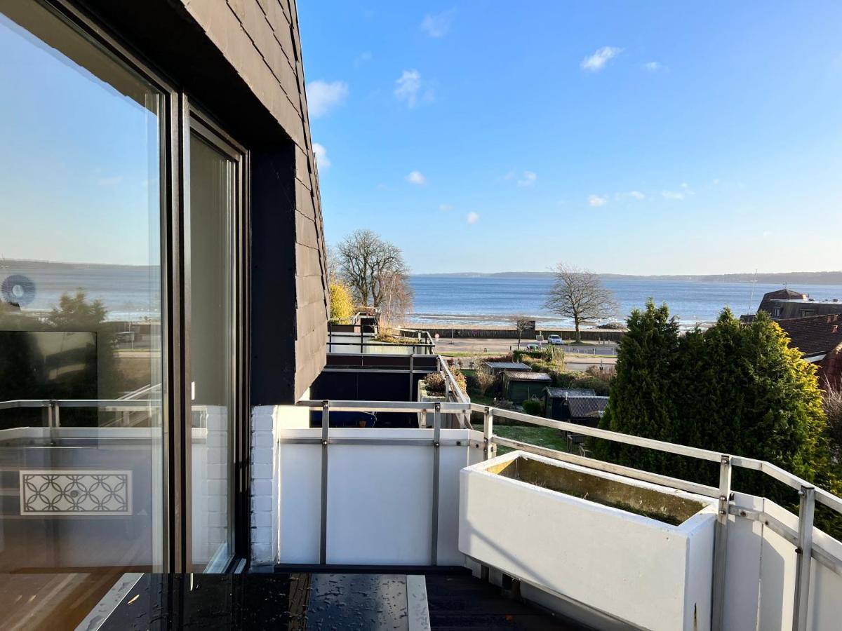 Beach House II - Penthousewohnung In Bestlage Mit Sonniger Dachterrasse Und Top Meerblick Harrislee Dış mekan fotoğraf